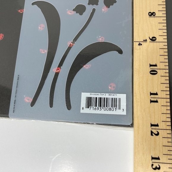 Butterfly Bird Dragonfly Flower Stencil Template - Picture 5 of 6